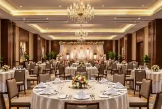 Banquet Hall at Mahindra Lakewoods