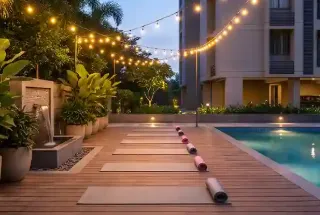 Yoga Zone at Mahindra Lakewoods