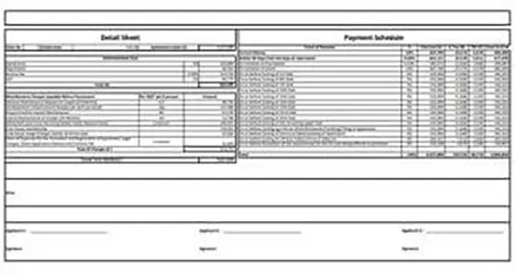 Mahindra Lakewoods cost sheet preview