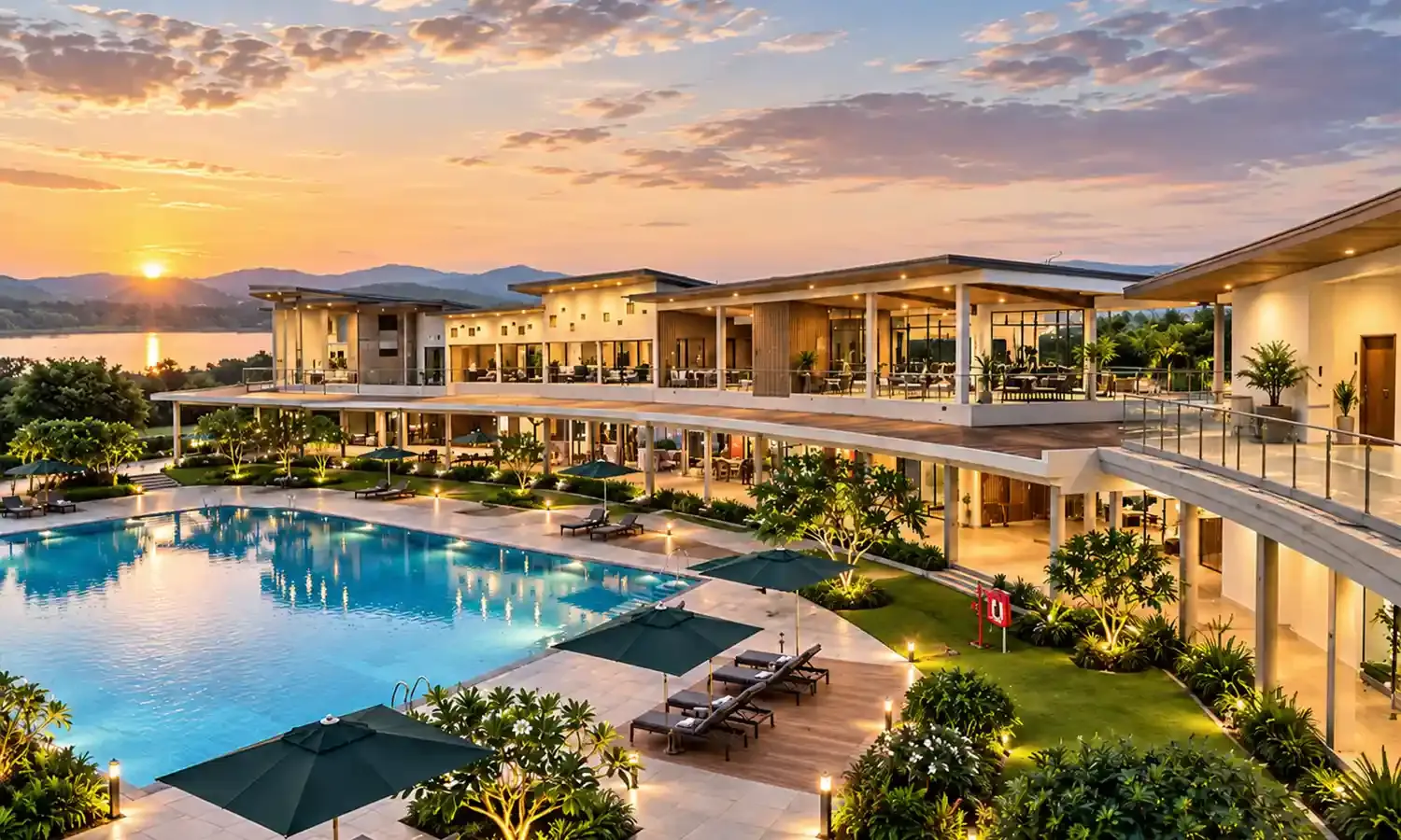 swimming pool view